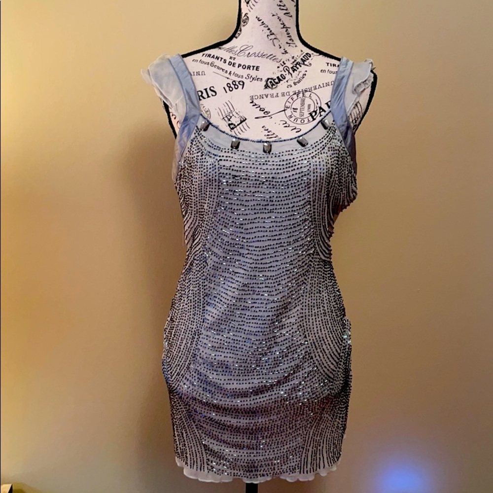 KAY CELINE SILK BEADED TANK TOP
